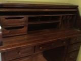 Roll top oak desk 