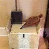 Vintage wicker chest