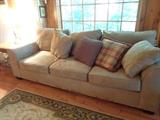 micro fiber, nice sofa, has matching chaise