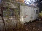 Older Holiday Rambler RV camping trailer--looks pretty good inside--needs TLC.