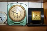More vintage alarm clocks--Art Deco and others.