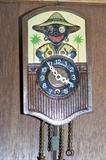 Vintage Black Americana clock. Smaller than it looks in the photo--about 5" tall.