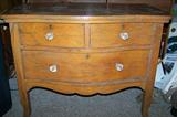 Antique oak washstand.