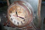 Large old metal clock--needs TLC.