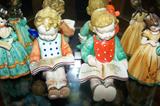 Lots and lots of trinkets and figurines--these charmers are made in Occupied Japan.