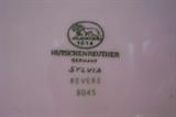 Hutschenreuther china Bavaria "Sylvia" pattern back stamp.