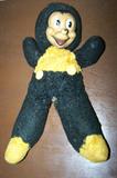 Early Mickey Mouse stuffed doll--ears were completely loved off!