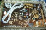Costume jewelry and some gold and sterling.