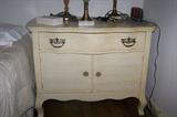 Antique washstand (painted antique white).