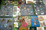 Lots and lots of costume jewelry--mostly vintage.