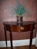 Small console table, decor.