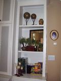 Many small items--collectibles and household.