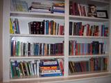 Lots of books and such.