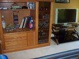 Another entertainment center (TV not for sale).