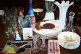 Many decorative and usable items throughout the home.