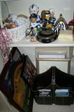 Many decorative and usable items throughout the home.