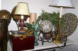 Many decorative and usable items throughout the home.