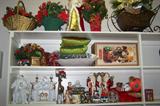 Assorted holiday decor and more.