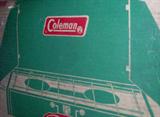 Two vintage Coleman camp stoves in original boxes.
