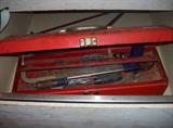 Tools and tool boxes.