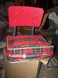 Brand "new" in box--two folding stadium seats with blankets.