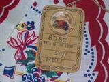 Vintage textile find--Fruit of Loom yardage for kitchen towels--on bolt with tag!