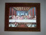3-D Last Supper wall decor.