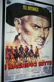 "The Magnificent Seven" move poster with signatures (Italian).