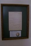 Framed document signed by William McKinley (25th US President).