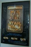 "Star Wars" poster with signatures.