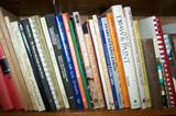 Many books--art, architecture and more.