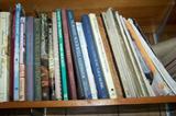 Many books--art, architecture and more.