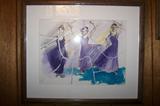Framed art--original and prints. Shown here, watercolor by local artist, Robert Vantrease.