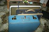 Vintage suitcases.