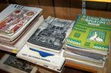 Art magazines and lots of quality art books.