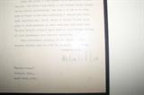 Letter signed by Hellen Keller.