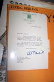 Typed letter from Winston Churchill (1982). Unframed.