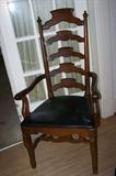 Set of 6 Drexel chairs, 2 captain and 4 side.