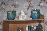 Gorgeous matching pair of Roseville vases.