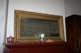Antique mirror in fantastic frame.