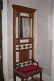 Decorative antique hall tree.
