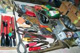 Upholstery tools, equipment and supplies.