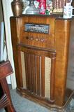 Vintage Spartan radio/phonograph console.