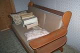 Part of 3-piece set, sofa and two chairs.