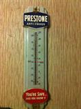 1950 Prestone advertising thermometer.