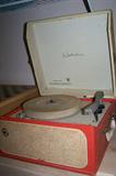 The oldest thing we found at this house--retro record player (not working).