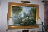 Framed original oil painting.