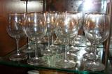 Waterford, Lenox and Gorham crystal stemware.