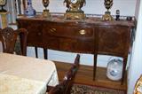 Henredon mahogany buffet (sideboard) with inlay.