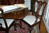 Another view of Henredon table and chairs.